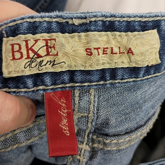 BKE Stella Designer Western Women's Blue Denim Jeans (#1,415) - Picture 5 of 7